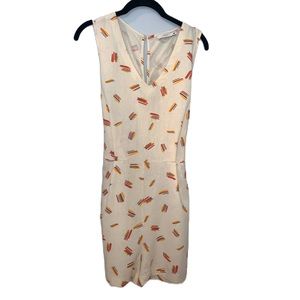 Lush Linen Blend Tie Waist Romper Size Large